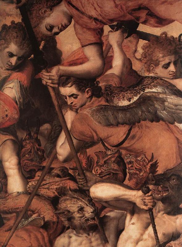 FLORIS, Frans The Fall of the Rebellious Angels (detail) dg China oil painting art